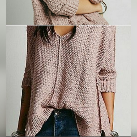 Free People Chunky Knit Sweater Tunic - Picture 2 of 7